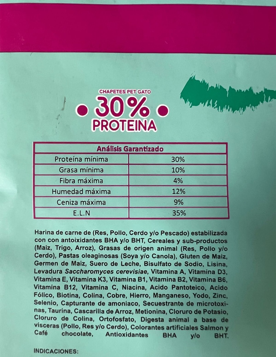 Croquetas Chapetes de carne para gato etapa adulto